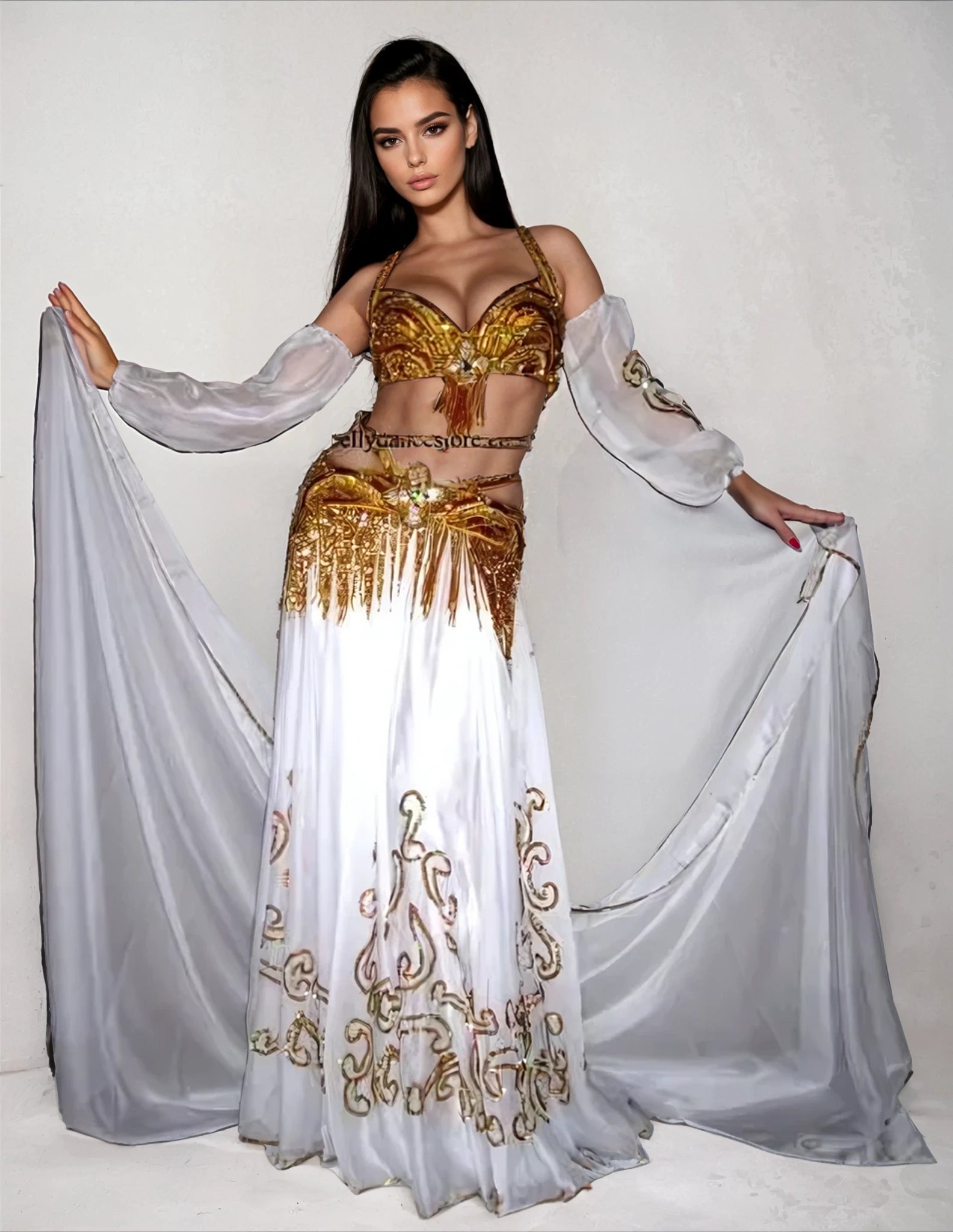 Pharaonics of Egypt Arabesque /Sohair/Soheirskirt/Veil Set 12310