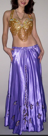 Hanan Satin Skirt 7624A