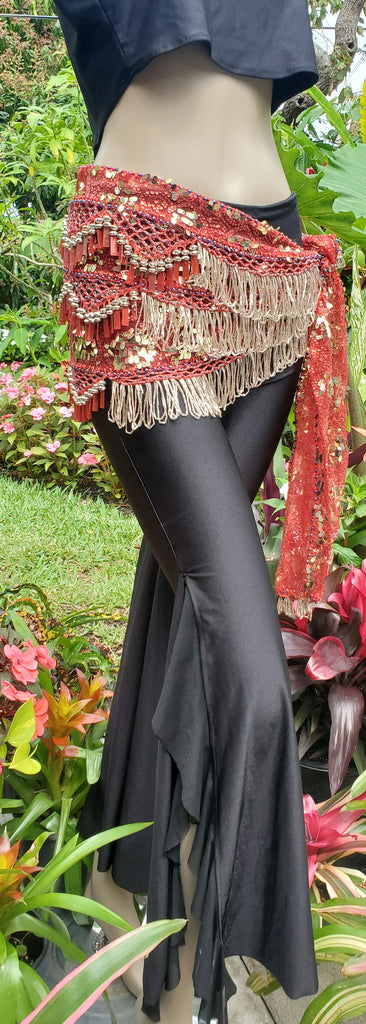Hip Scarf with beads and sequins 24955