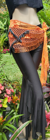 Hip Scarf with beads and sequins 24945