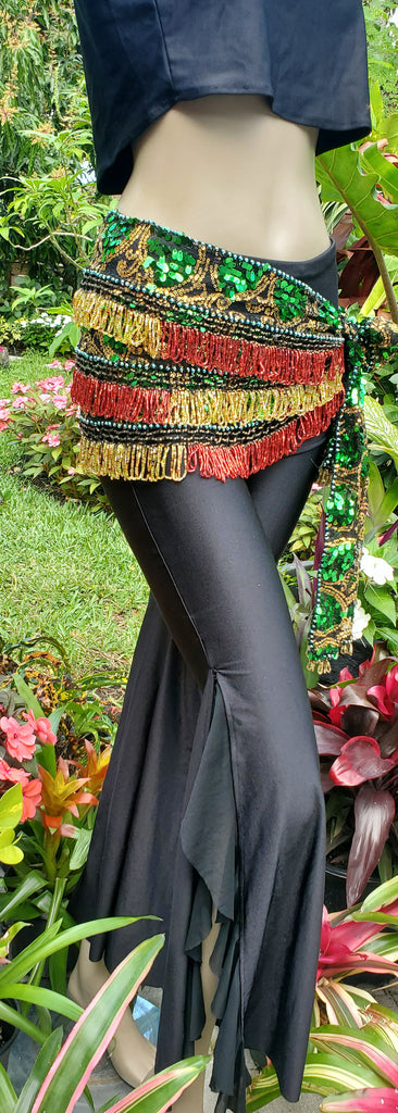 Hip Scarf with beads and sequins 24939