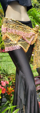 Hip Scarf with beads and sequins 24938