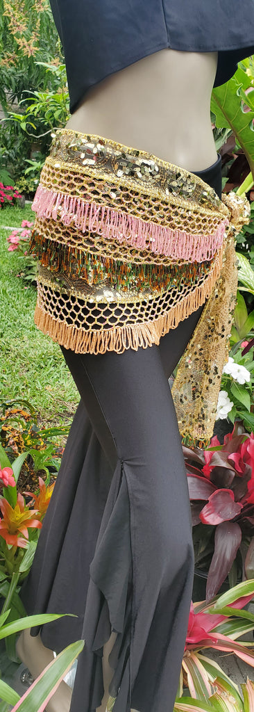 Hip Scarf with beads and sequins 24936