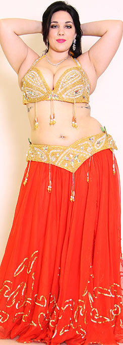 Wholesale belly dance bra and belt set And Dazzling Stage-Ready Apparel 