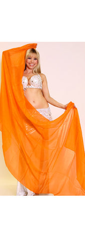 Orange Silk Veil ~