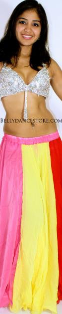 Rainbow Panel Skirt